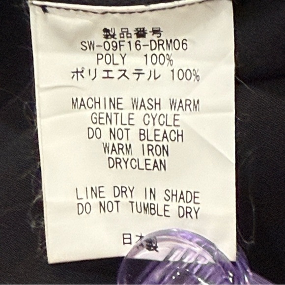 Smock Mohawk General Store Shift Midi Dress Black Size 2 Ruffle Hem Minimalist - Picture 8 of 10